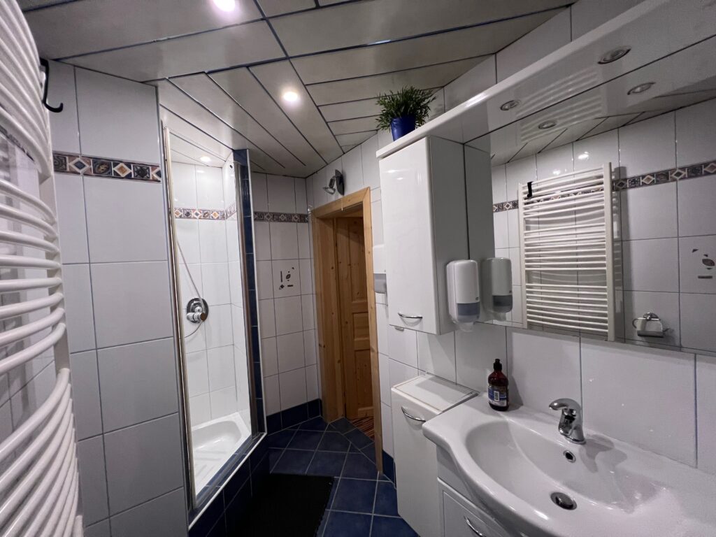 Badezimmer mit Dusche